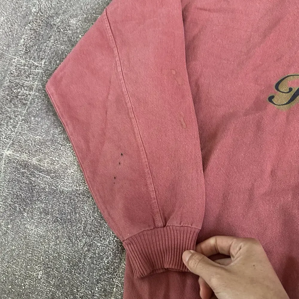 Mens Vintage 90s Paramount Pictures Pastel Pink Promo Crewneck Sweatshirt Sz 2XL - Picture 2 of 4